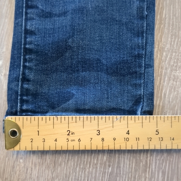 Old Navy Jeans Women's Size 10 The Rockstar. Blue Camo Skinny - Picture 9 of 9